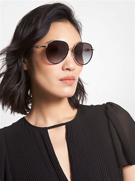 michael kors sunglasses aviator|Michael Kors pilot women's sunglasses.